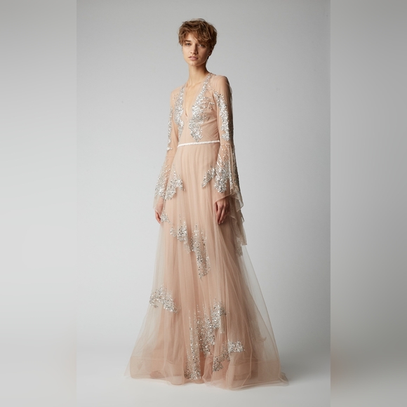 Sandra Mansour Exclusive Aurore wedding dress size 6 size 38 - Picture 3 of 10